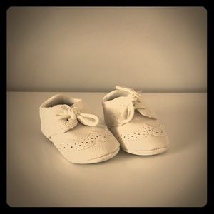 White Baby Shoes 0-6 months